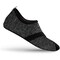 FitKicks Women's Foldable Active Lifestyle Footwear Shoes Small Black